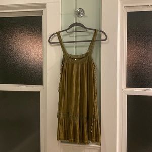 Free People Tunic Dress in Olive